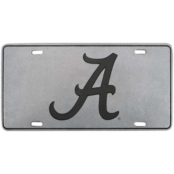 University of Alabama Pewter License Plate